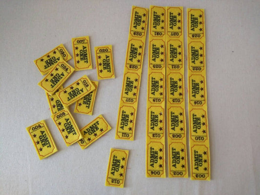 Admit One Cinema Movie Party Feltie