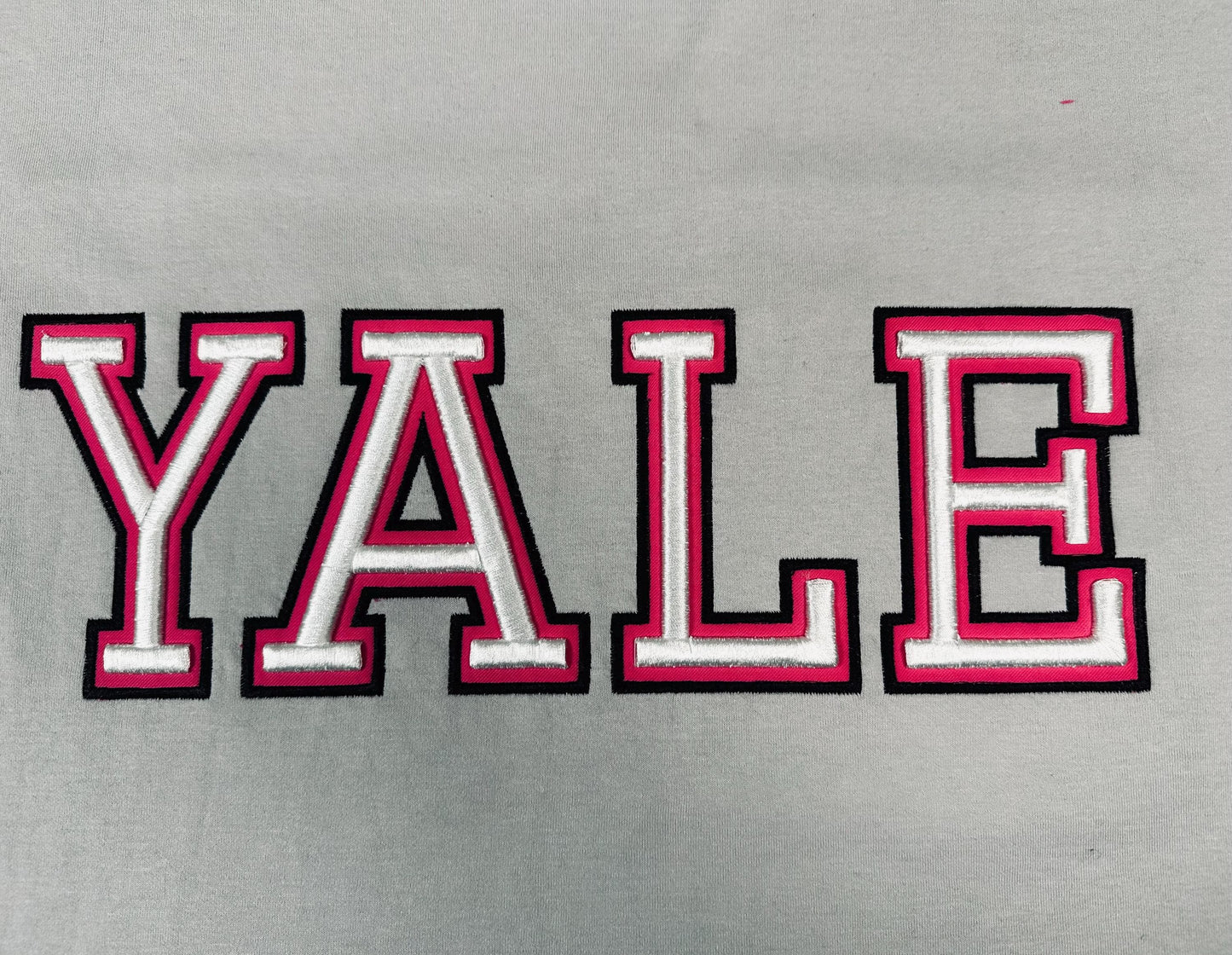 Puff Puffy Foam Narrow Sport Varsity Font Applique