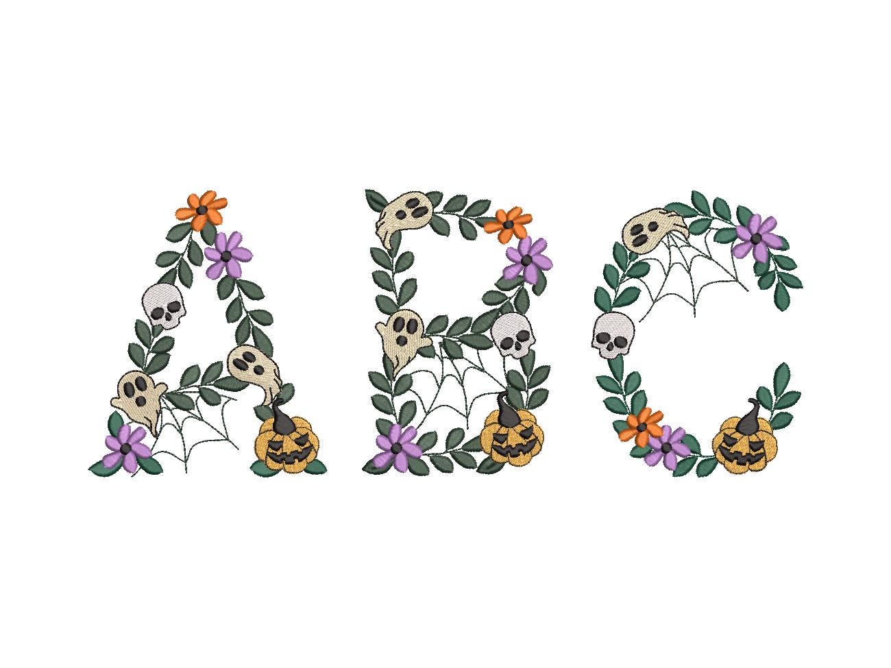 Spooky Skull Halloween Font