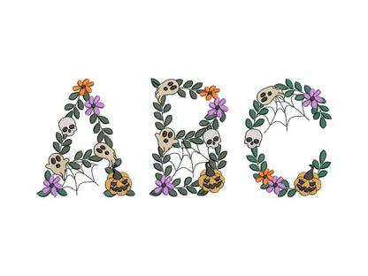 Spooky Skull Halloween Font