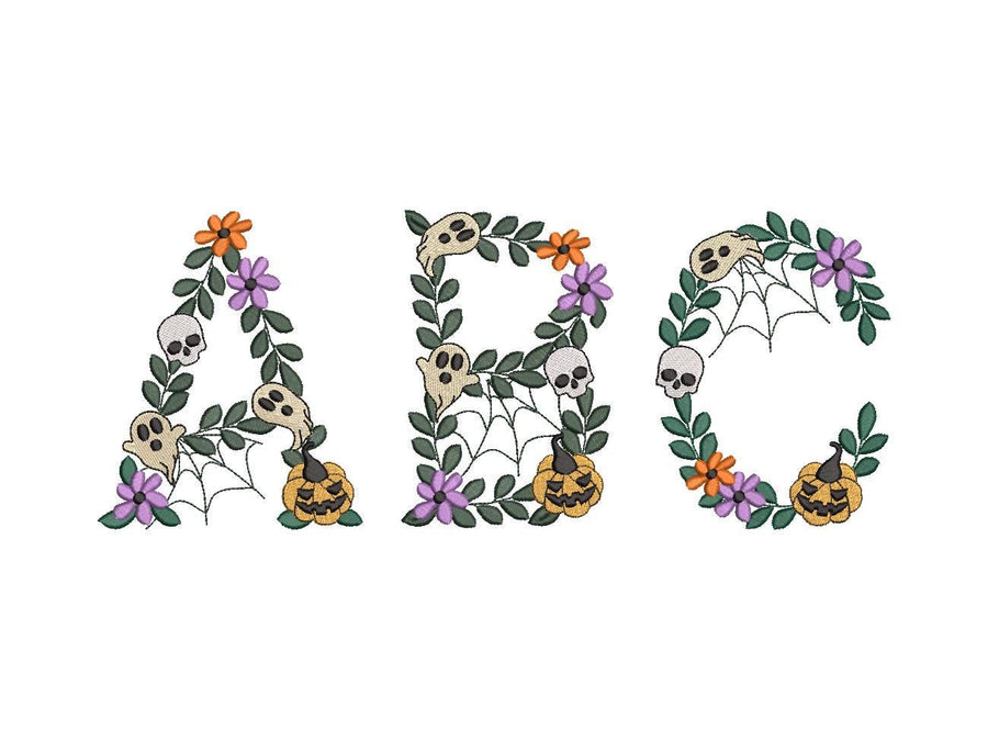 Spooky Skull Halloween Font