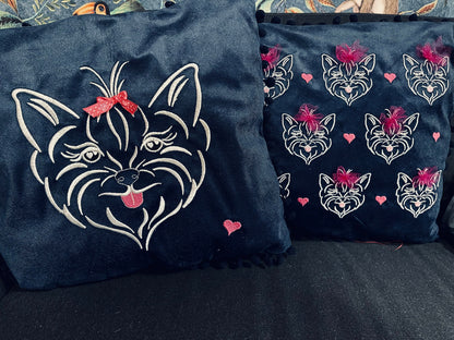 Chihuahua Dog pet little puppy machine embroidery designs in multiple