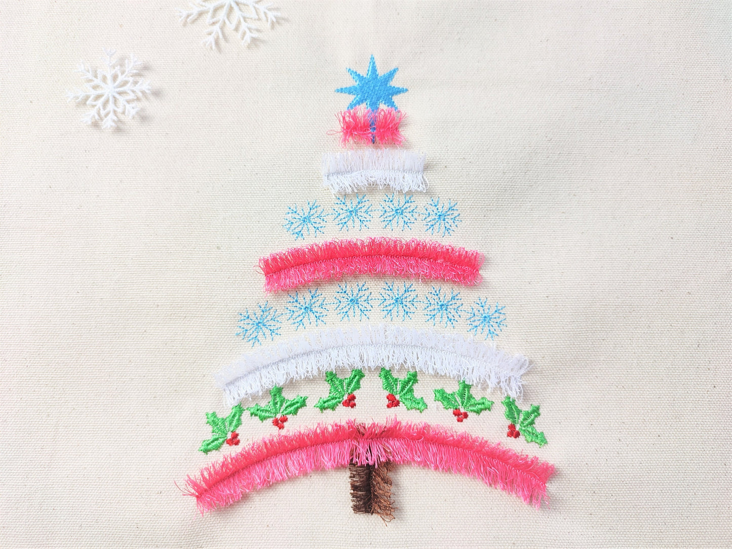 Extraordinary Fringed Christmas Tree