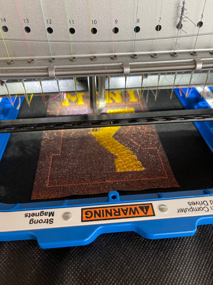 Glitter HTV Vinyl Narrow Athletic Font