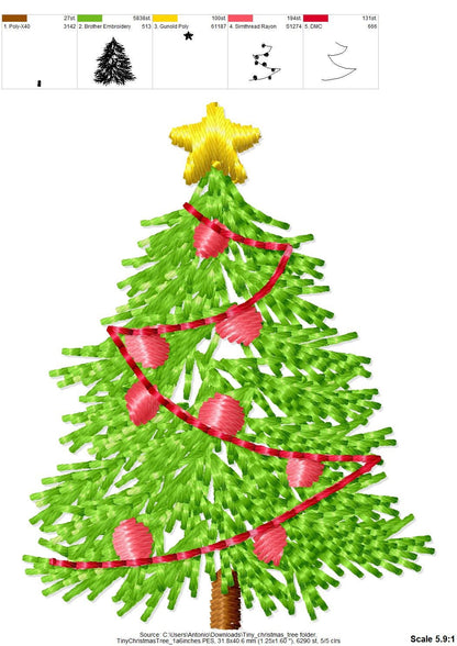 Old Fashioned Mini Christmas Tree