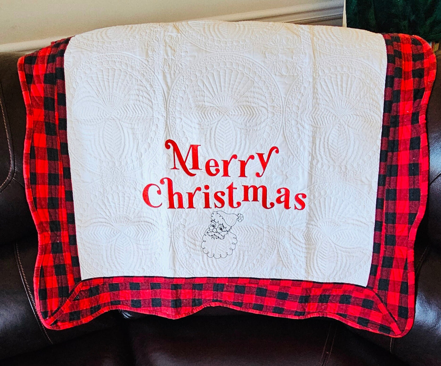 Vintage Retro Holly Jolly Fill Stitch Font