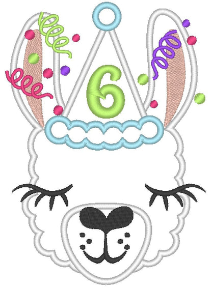 Llama Alpaca Birthday Hat Number Set