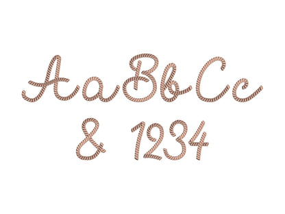 Cowboy Rope Stitch Handwritten Font