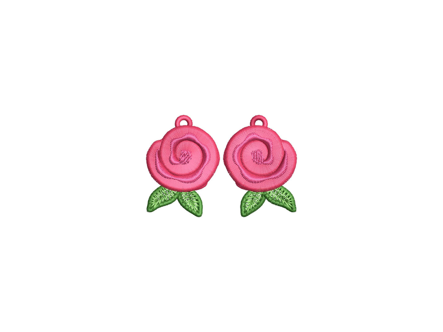 Summer Rose Peony fringed fluffy flower girls pretty earrings charm in