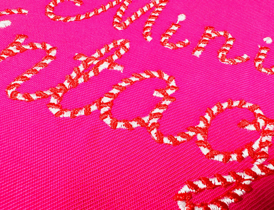 Retro Christmas Candy Cane Mini Font