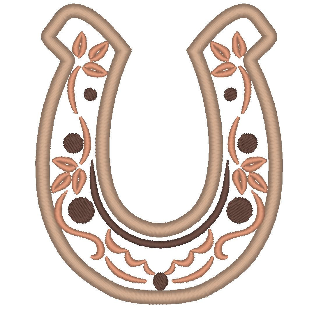 Romantic Horseshoe Applique