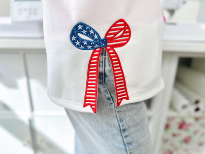 American Patriotic Side Bow