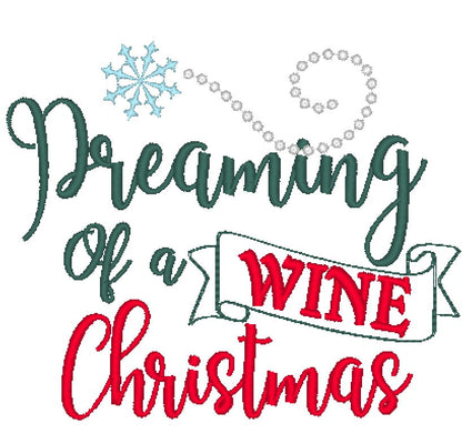 Christmas Wine Lovers Kitchen Set