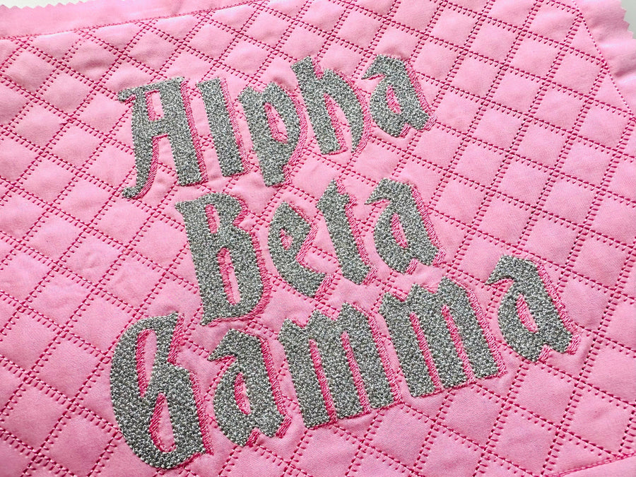 Glitter HTV Shadow Old Style Font