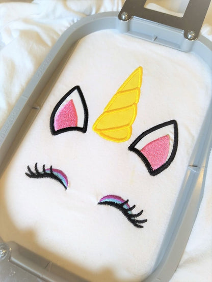 Unicorn Head with Floral Crown FSL