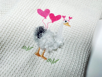 Fringed Valentine Goose