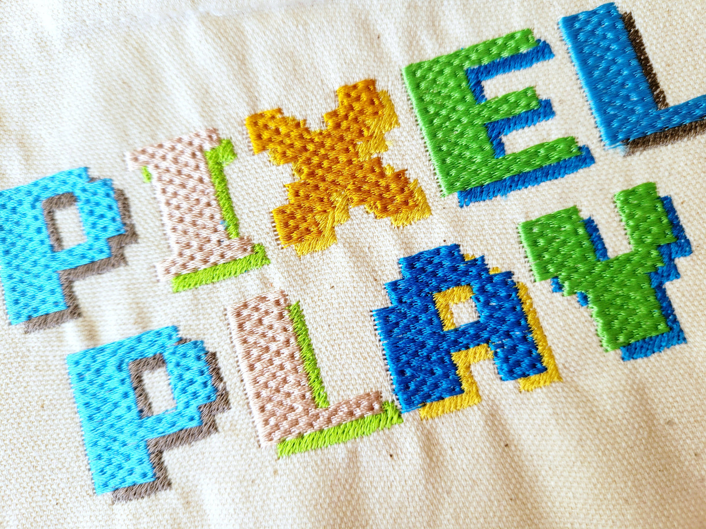 Pixel Miner Bricks Block Type Shadow Font