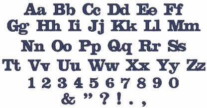 Fringed Varsity Collegiate Font