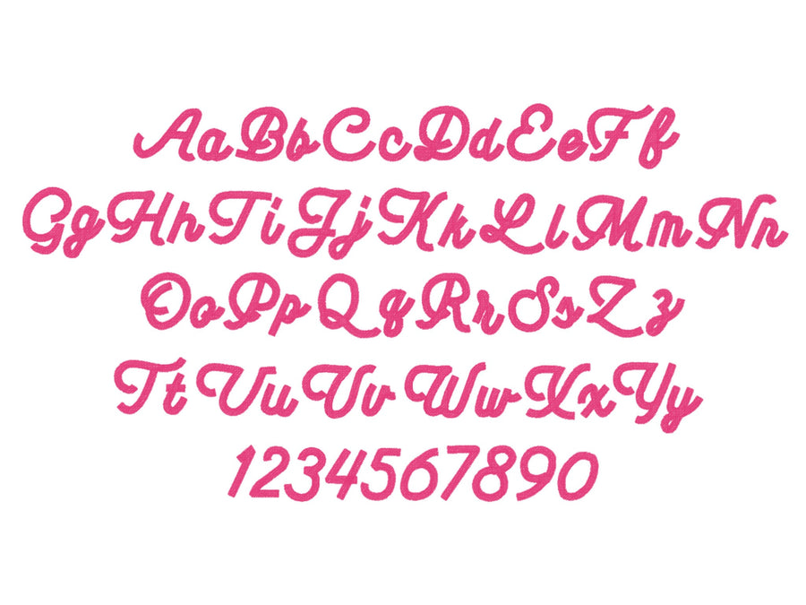 Fill Stitch Handwritten Font Oliver