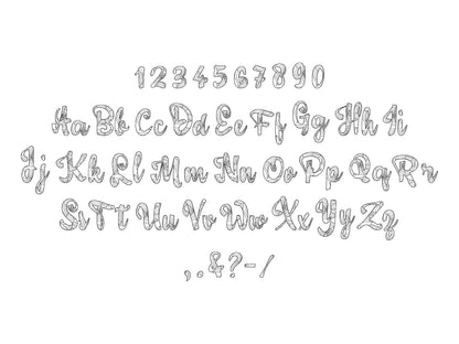 Spider Web Halloween Font