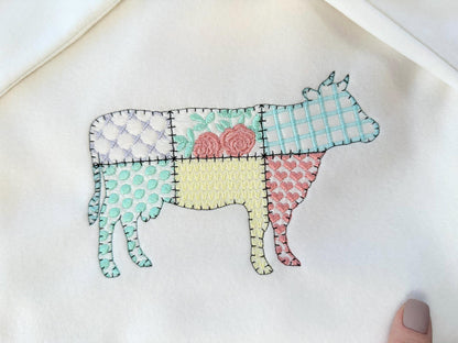 Patchwork Patterned Farm Animals Set