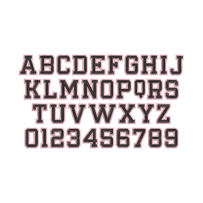 Chain Stitch and Outline Font Applique