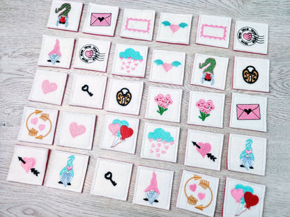Memory Game Valentine Gnomes ITH