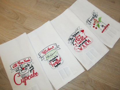 Adorable Kitchen Quote Set of 4