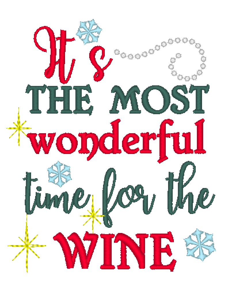 Christmas Wine Lovers Kitchen Set