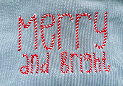 Christmas Santa Candy Cane Font