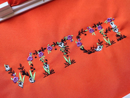 Halloween Spooky Floral Font