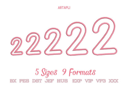 Cute Monogram Font Applique