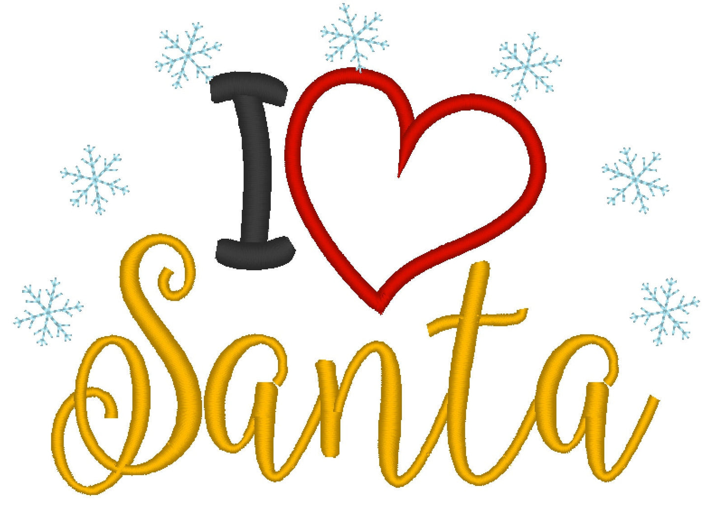 I Love Santa Santa Saying