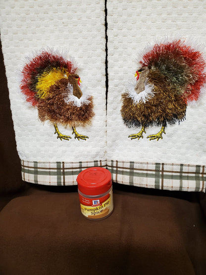 Fringed Thanksgiving Turkey Bird