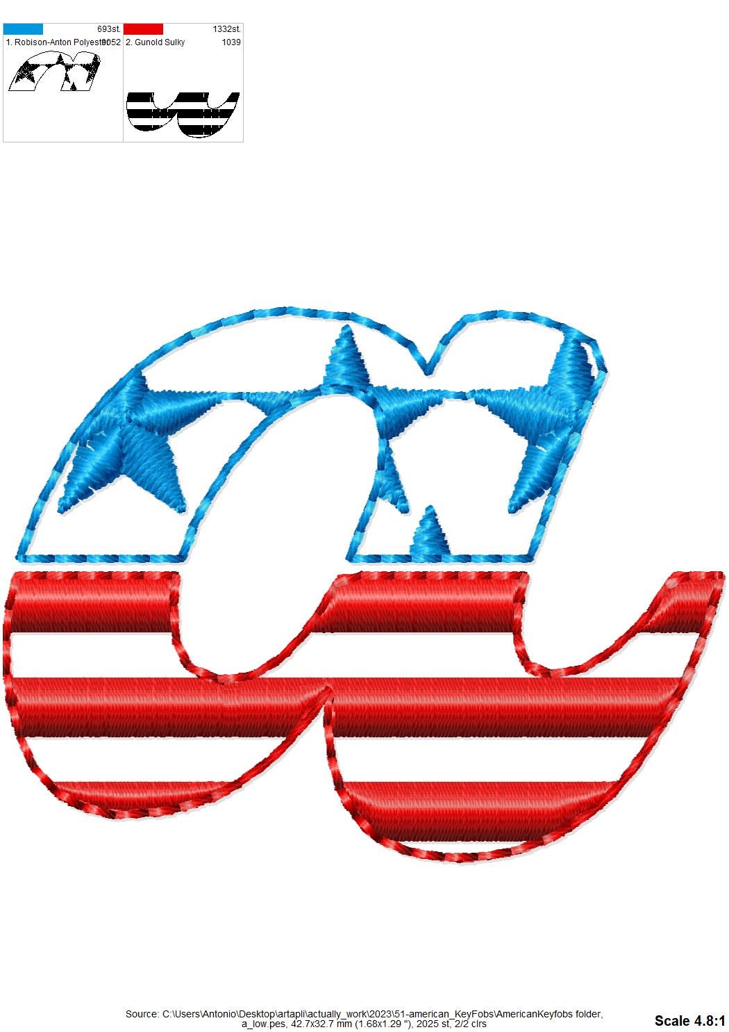 Patriotic Cursive Font Stars And Stripes