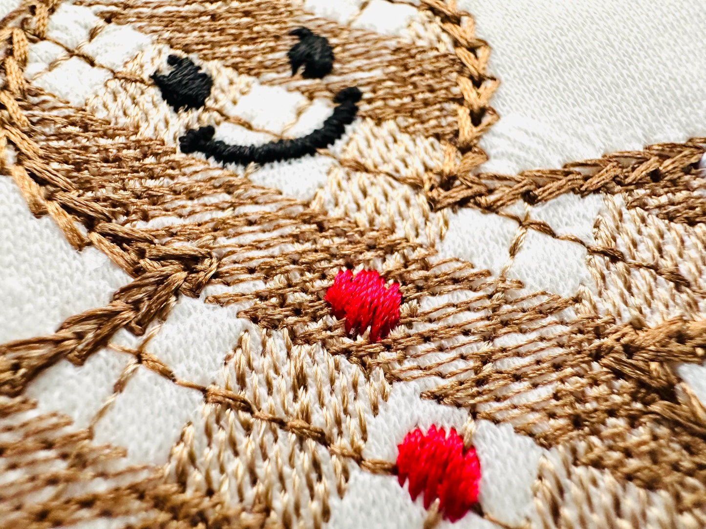 Cute Plaid Gingerbread Man Cookie