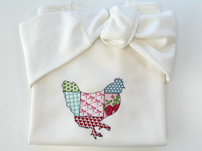 Patchwork Patterned Farm Animals Set