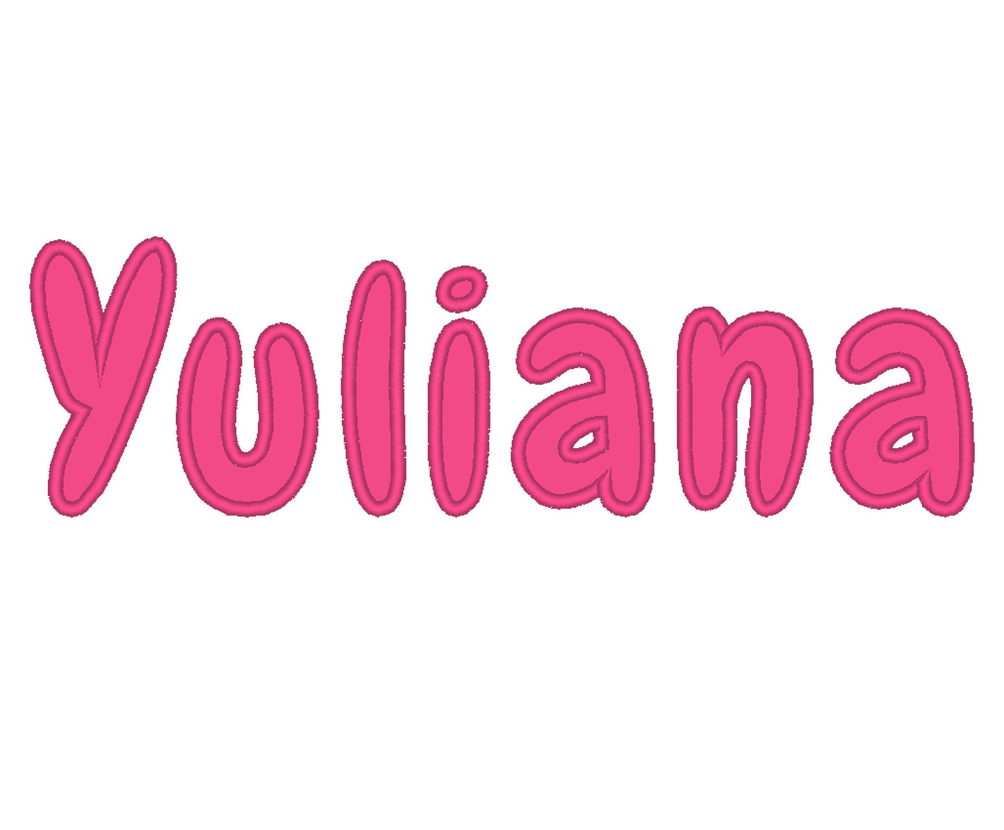 Noah Monogram Font Applique