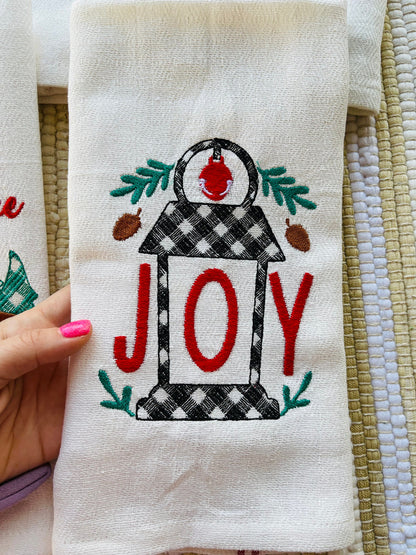 Joy Most Wonderful Time Lantern