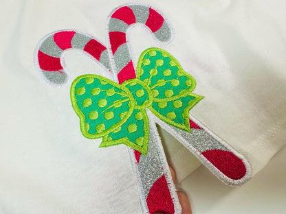 Christmas Candy Side Bow