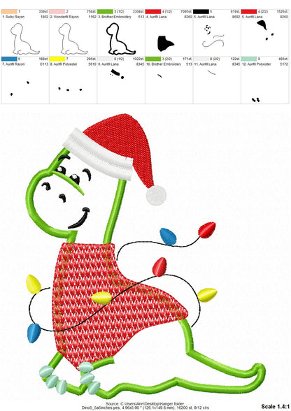 Little Dinosaur Christmas Lights