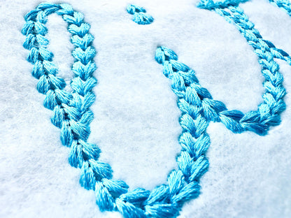 Extra Bold Chain Stitch Handwritten Script Font