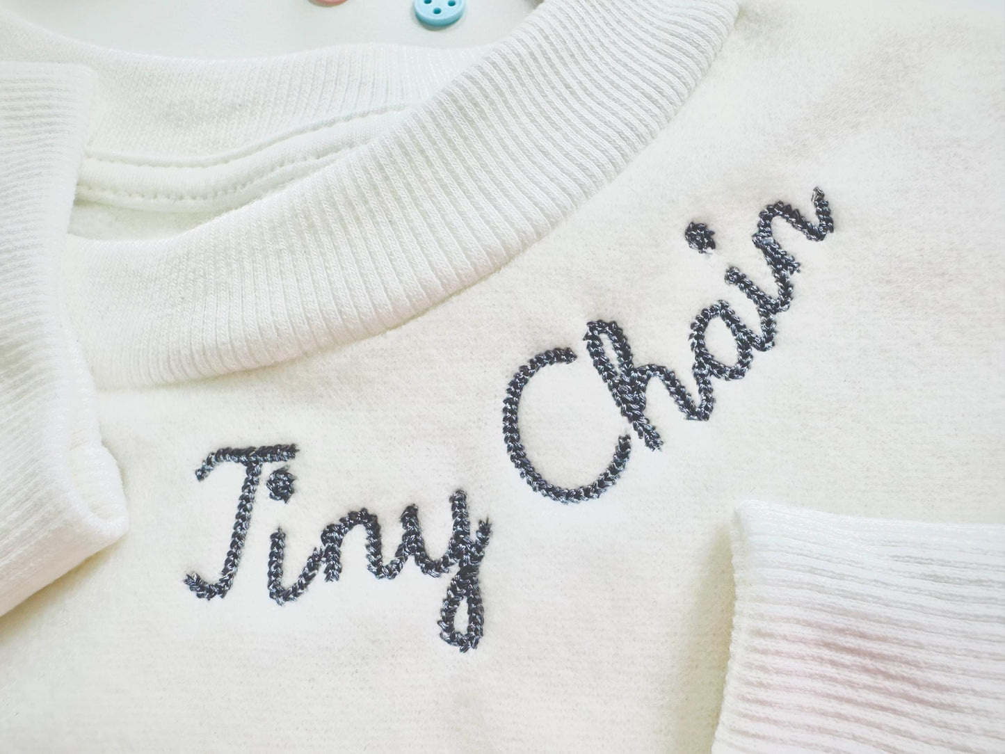 Tiny Playful Chain Stitch Handwritten Font