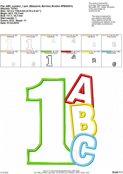 ABC School Birthday Numbers
