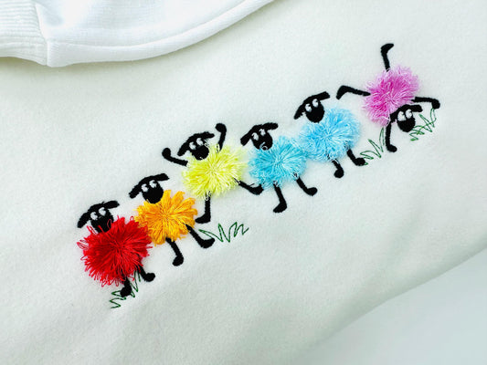 Fringed Funny Sheep Lamb 6