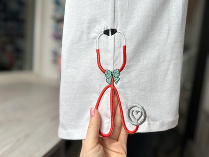 Therapist Medic Stethoscope with Bow