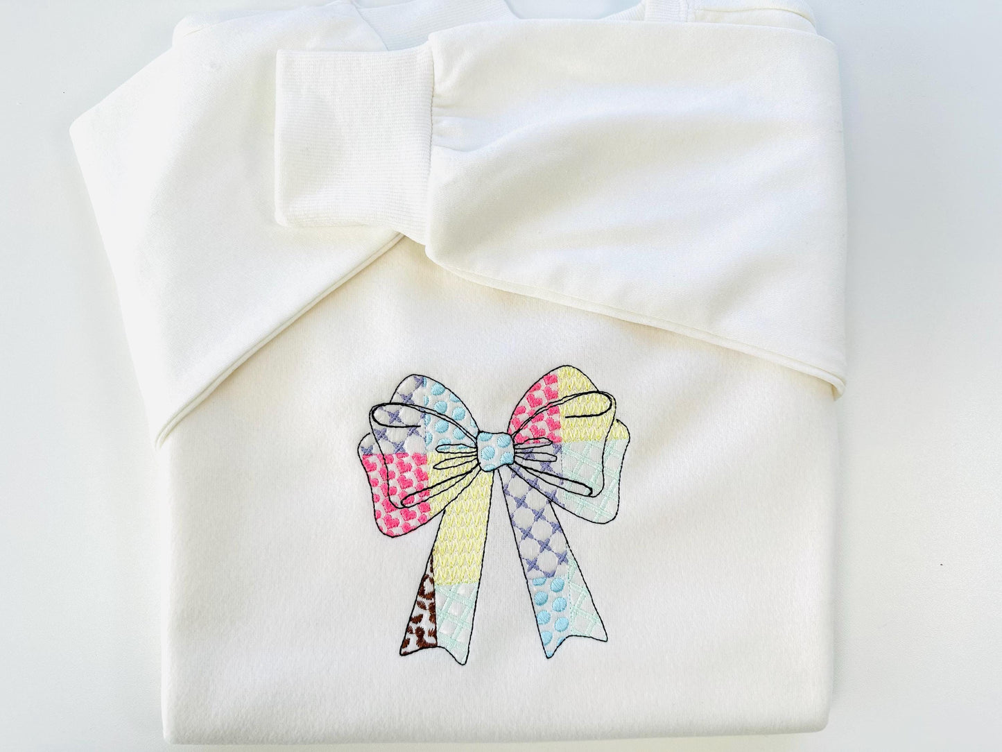 Patchwork Patterned Heirloom Bow