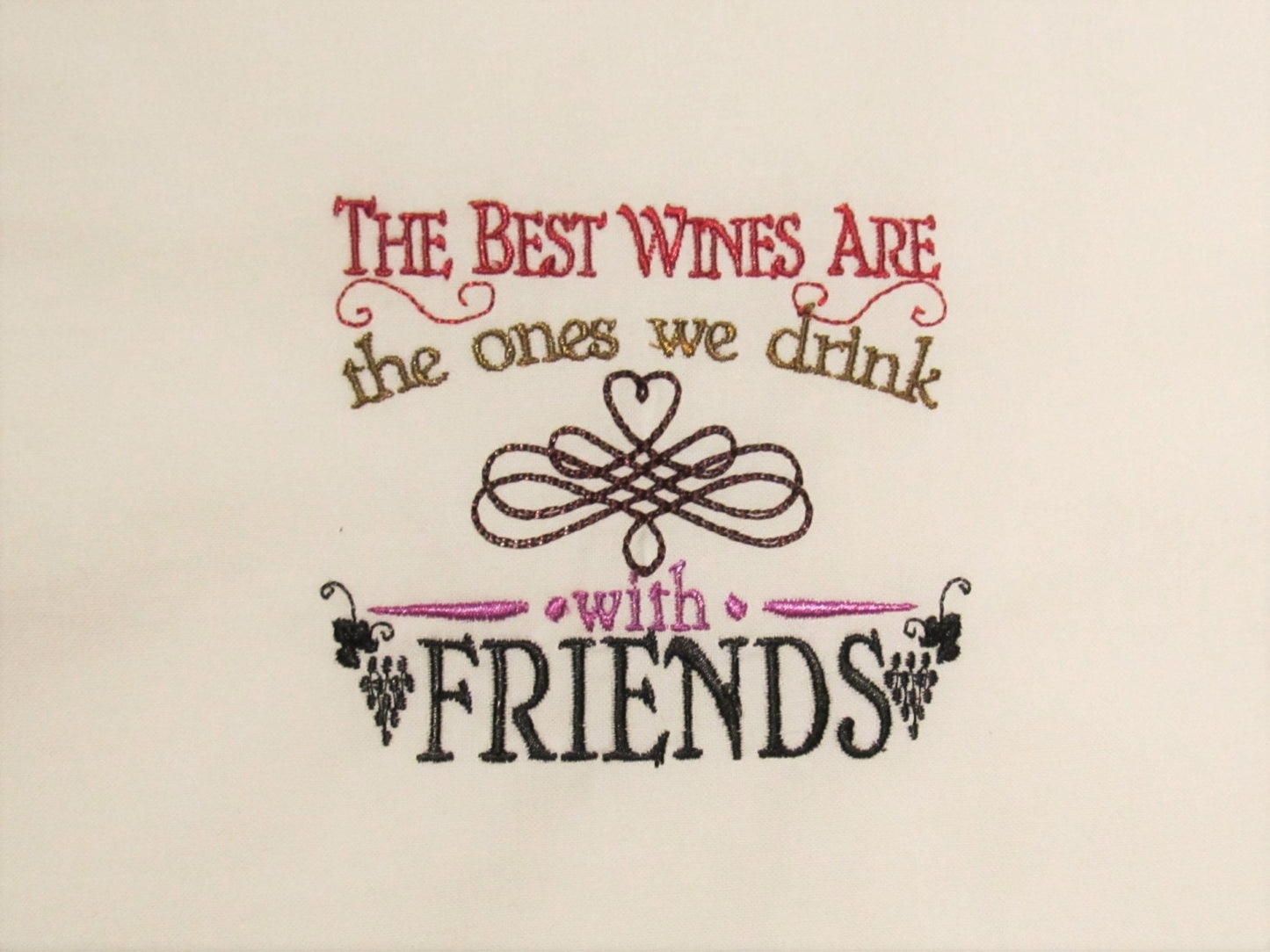 Wine Lovers Kitchen Towel Set of 8