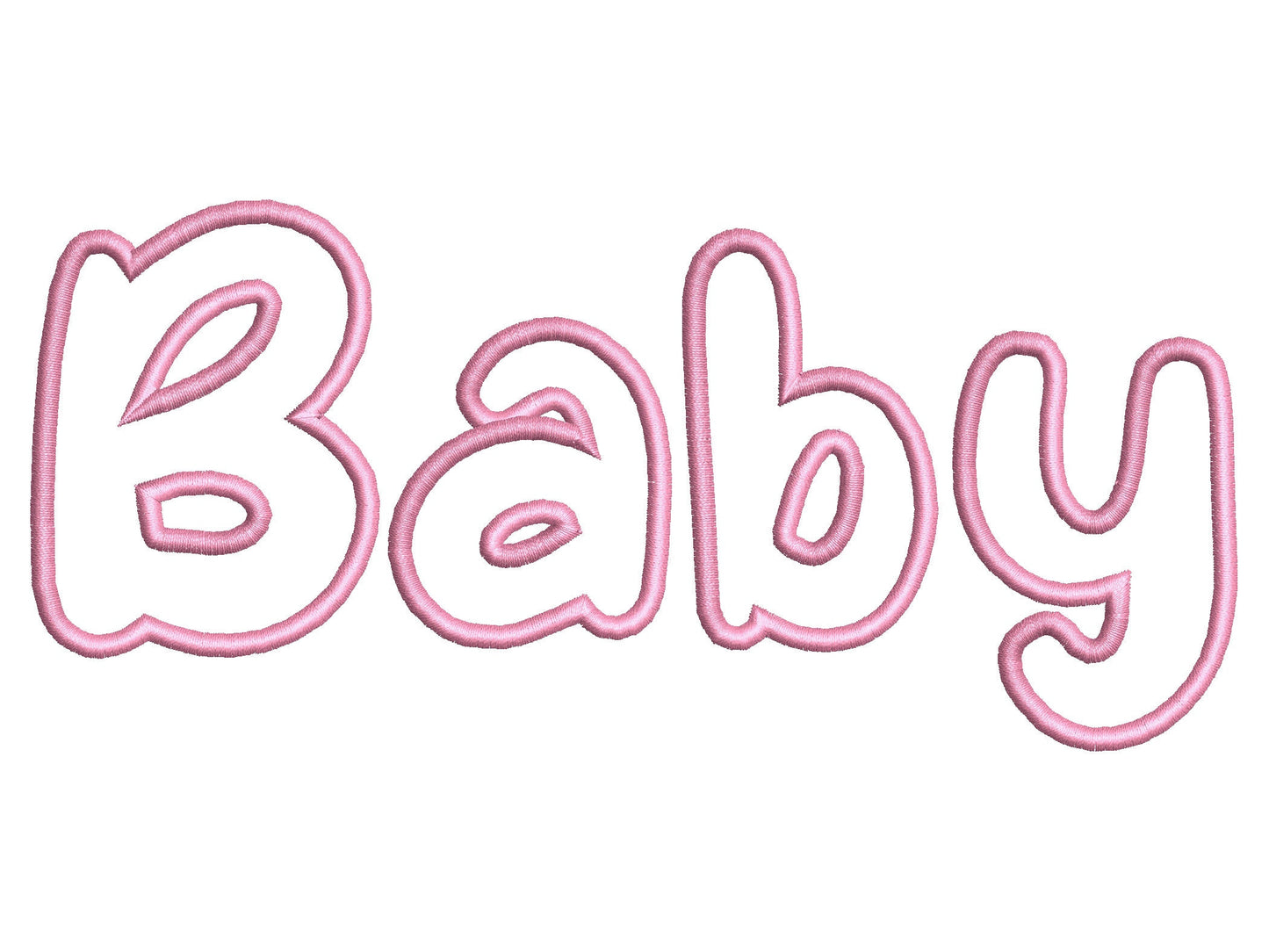 Baby Applique Font