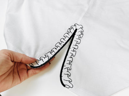 Ruffle Split Side Seam